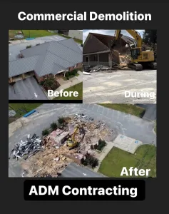 Commercial demolition